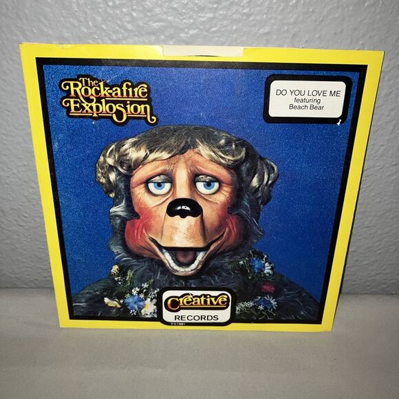 Vinyl The Rock-afire Explosion Do You Love Me / Happy Birthday Medley W Postcard - Picture 1 of 7
